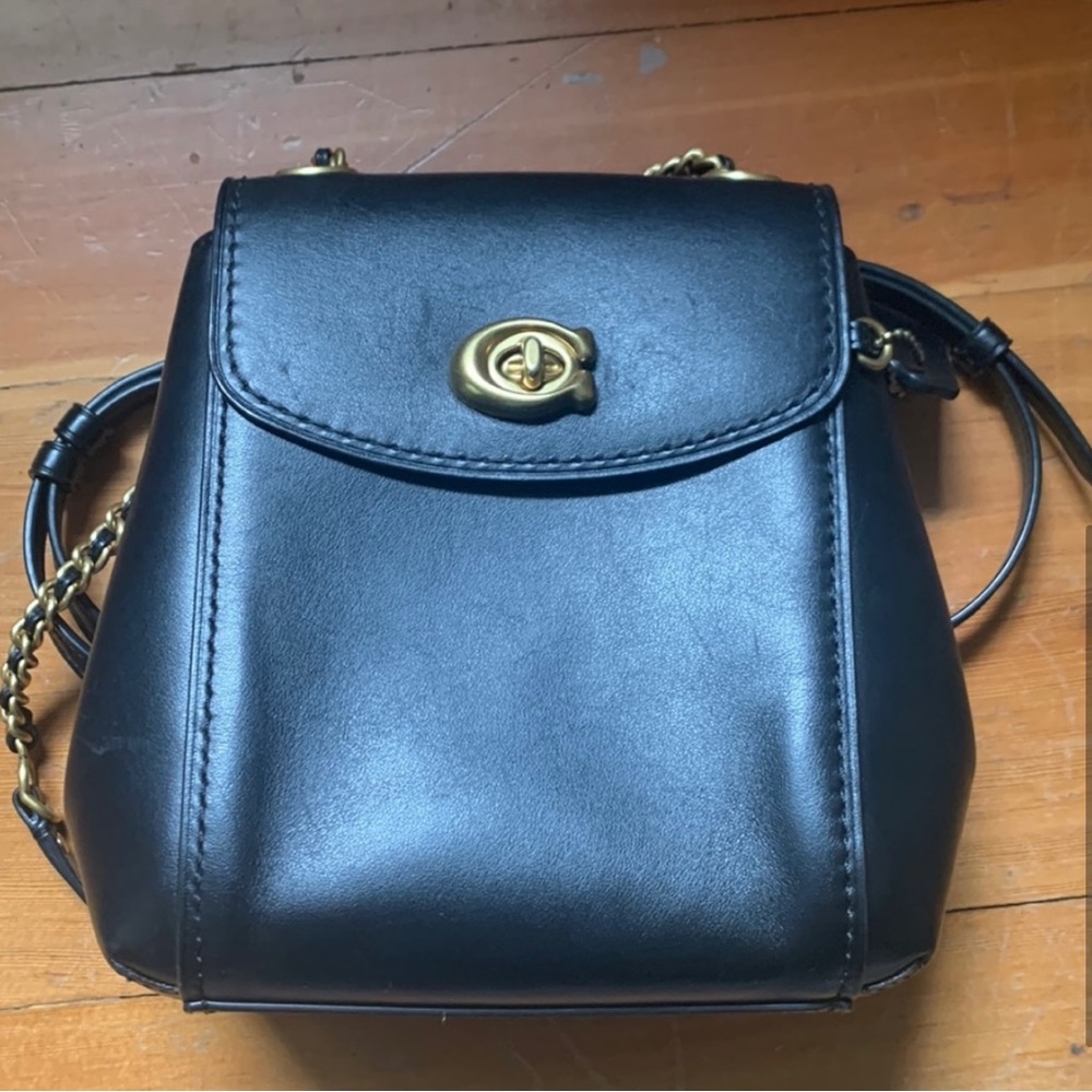 Coach Leather Parker Backpack